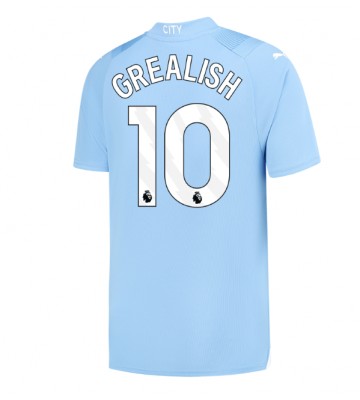 Maillot de foot Manchester City Jack Grealish #10 Domicile 2023-24 Manches Courte